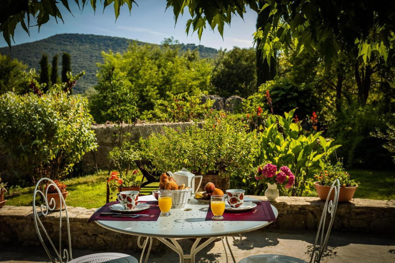 Logis Des Magnans -Les Terrasses Du Coutach - Bed & Breakfast Sauve Exterior photo